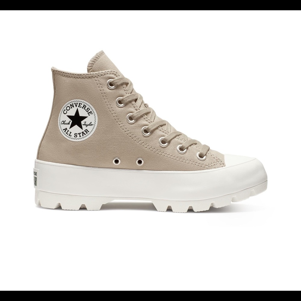 CONVERSE LUGGED HIGH TOP SNEAKER TAN